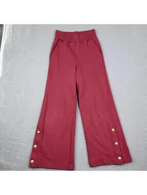Balmain Paris XS High Rise Flared Pull On Red Joggers 12A (24x26)